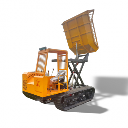 PD-3500TA Elevador de tisora 2.4 m Dumper sobre cadenes Transportador tot terreny